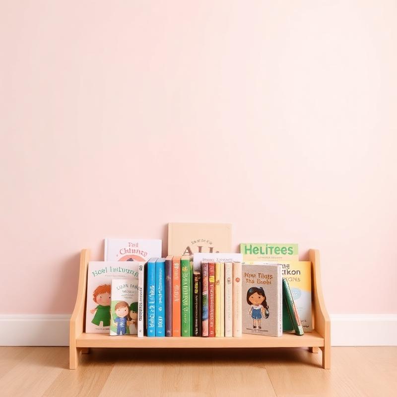 Wooden Book Shelf (Low)